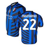 Inter Inter thuisshirt 2024/2025, personaliseerbaar met naam en nummer, officiële replica, blauw, zwart, 100% polyester, volwassenen en kinderen. Ideaal voor alle Nerazzurri fans