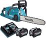 Makita UC 015 GT201 accukettingzaag 40 V max. 35 cm borstelloos + 2x accu 5,0 Ah + oplader