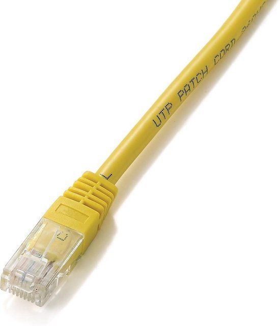 Equip 825469 - Cat 5 UTP-kabel - RJ45 - 20 m - Geel