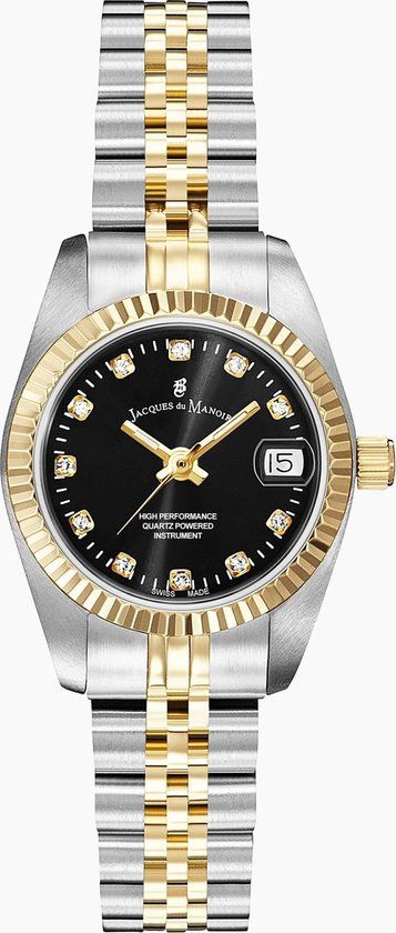 Jacques du Manoir Inspiration NRO.21 Dameshorloge - Ø 36 mm - Goudkleurig