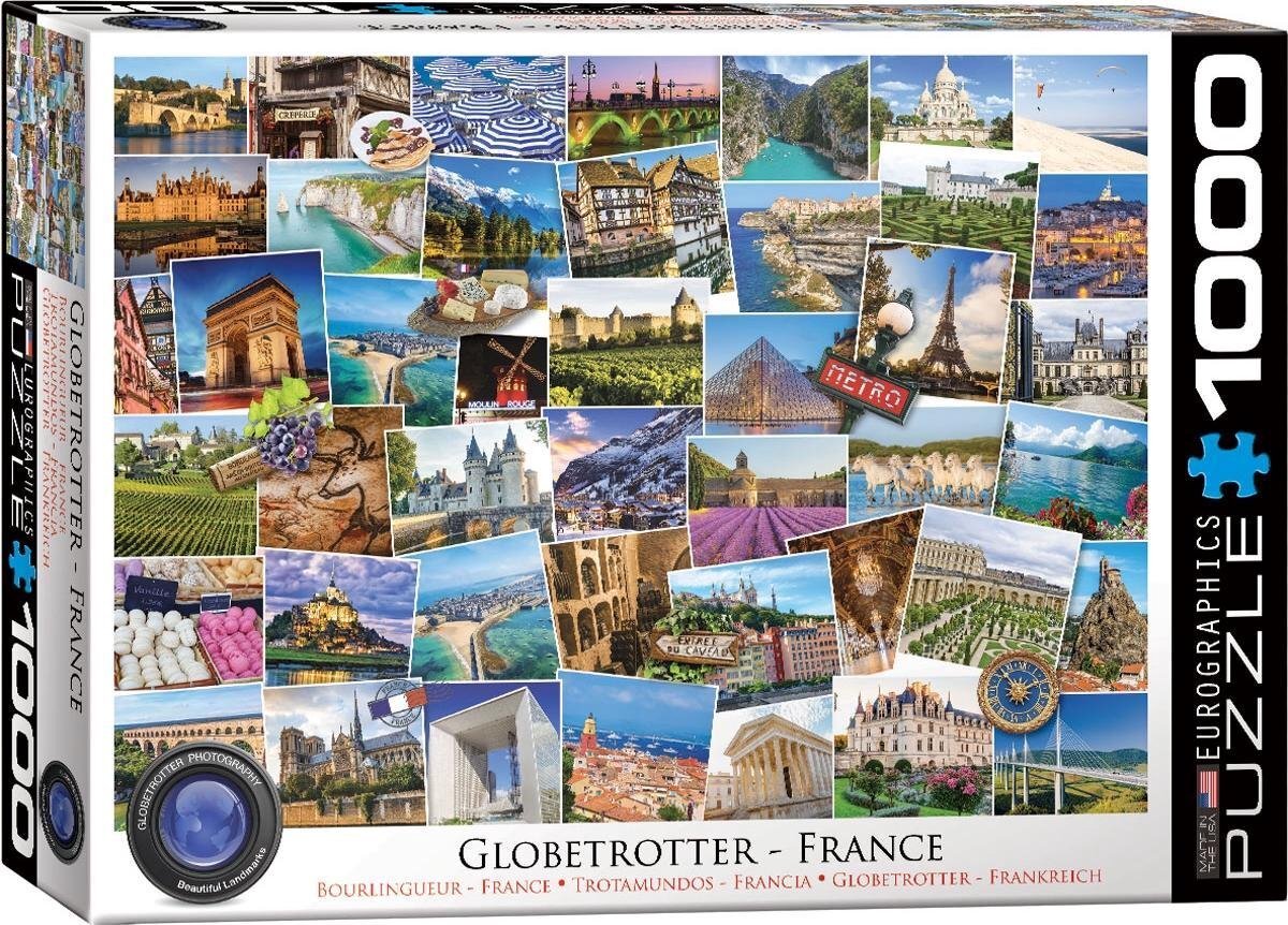 Eurographics France - Globetrotter Puzzel (1000 stukjes)