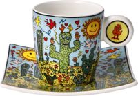 Goebel Espressobeker James Rizzi Desert Life - Pop Art