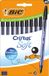 BIC Cristal Soft Balpen, medium punt, zwart, 10 stuks