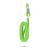 Oplaadkabel Shot Case Noodle Oplaadkabel voor Nokia 3.2 USB/Micro-USB, groen