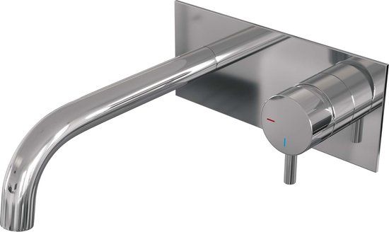 Brauer Inbouw Wastafelkraan ColdStart Rond B5 Eenhendel Energiebesparend Chroom