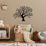 Stijlvol zwart decoratief metalen wandaccessoire, 54 x 70 cm