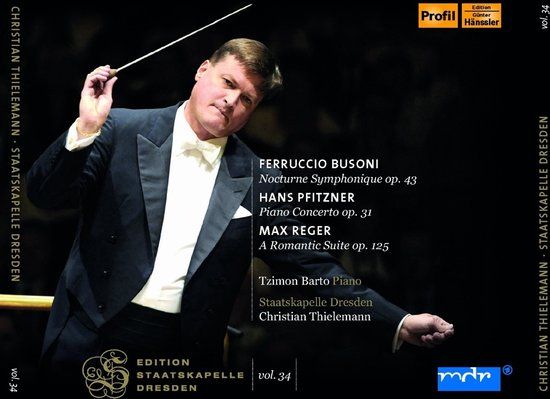 Christian/Sd Profil Hanssler Tzimon Barto, Staatskapelle Dresden, Christian Thielemann - Nocturne Symphonique Op. 43 | Piano Concerto Op. 31 | A Romantic Suite Op. 125 (2 CD)