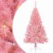 vidaXL Kunststof Voorverlichte Kerstboom met 300 LED Roze 180 cm PVC