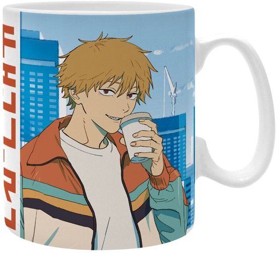 Chainsaw Abysse Corp S.A.S. Chainsaw Man Denji & Pochita Unisex Kop - meerkleurig - Standard