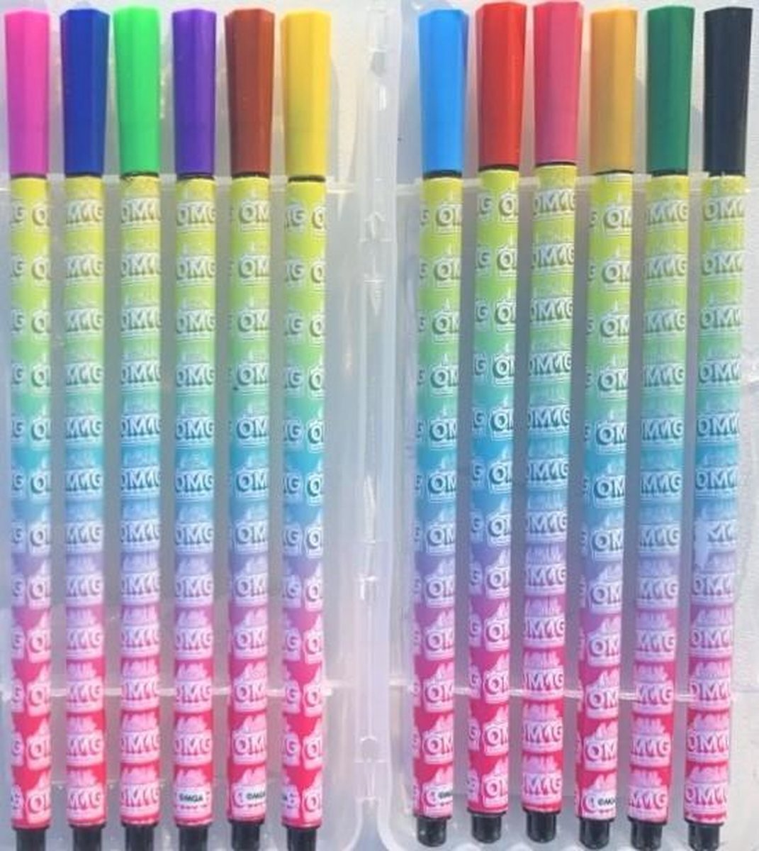 L.O.L. Surprise! L.O.L - Stiften - Viltstiften - Markers - 12 kleuren - LOL