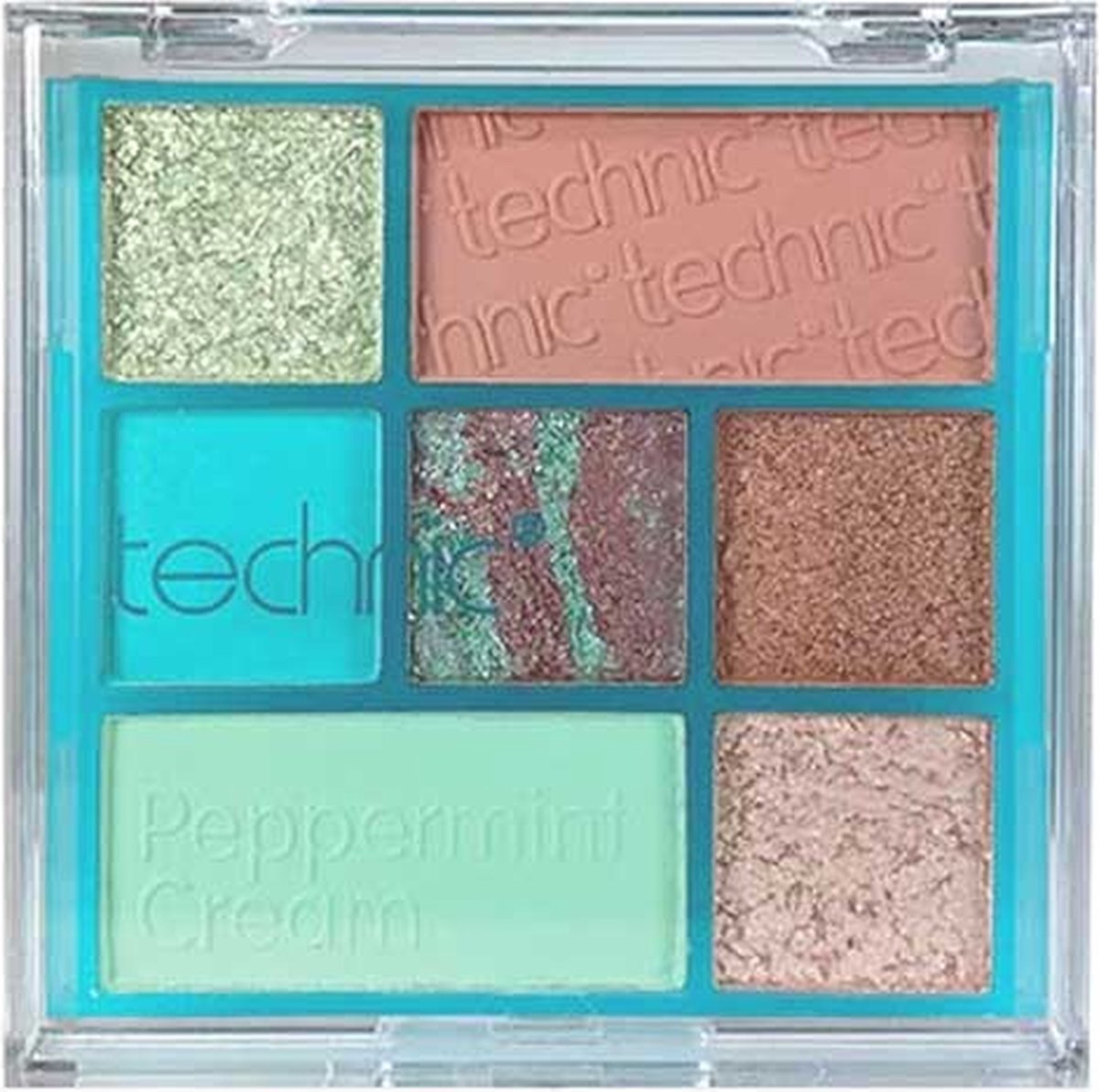 Technic Pressed Pigment Oogschaduw Palette - Peppermint Cream