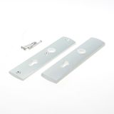 AXA 6660 Veiligheidsschilden Curve PC72 F1 - Aluminium - SKG 3***