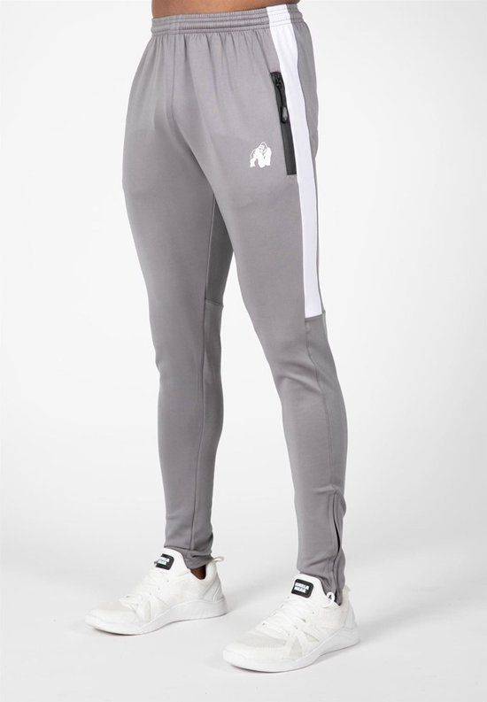 Gorilla Wear Benton Trainingsbroek - Grijs - XL - Unisex - Kinderen