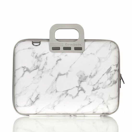 Bombata 15,6 inch Laptoptas met marmerprint - Limited Edition - Carrara