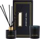 Ted Sparks Gift Set - Patchouli & Musk - Geurkaars & Geurstokjes Diffuser - Zwart