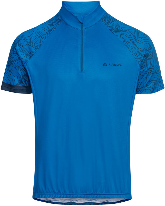 Vaude Mitus Fietsshirt korte mouwen Heren blauw