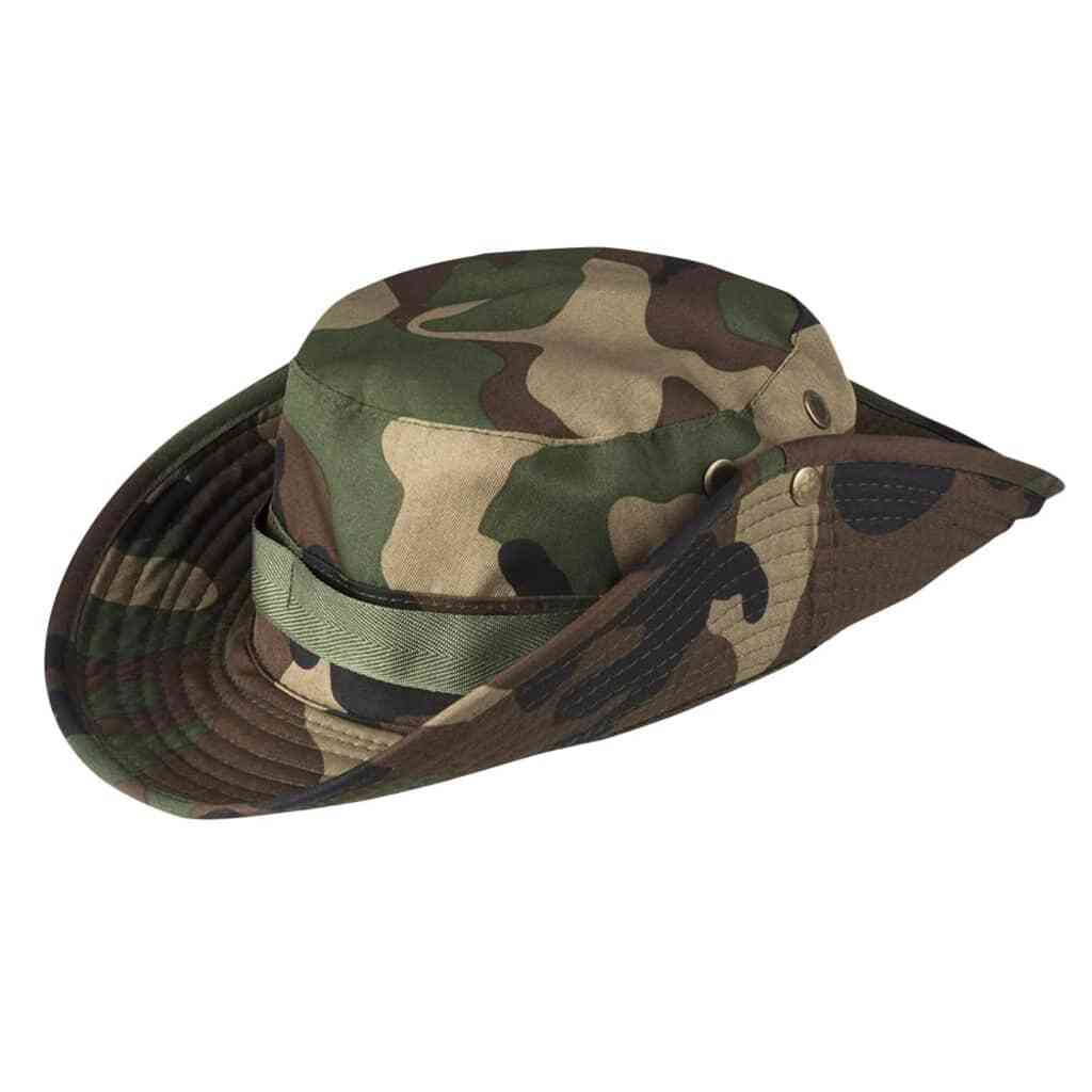Boland hoed Camouflage heren groen/bruin one size