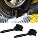 Sans marque 2 pièces brosse de jante avec poignées antidérapantes, brosse d'entretien de voiture pour pneus et roues, idéal pour motos et vélos