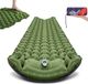 Wan GmbH Matelas de couchage Camping Auto-gonflant Ultraléger Extérieur Épaissi Grand Matelas pneumatique Tente Matelas gonflable Épais Pliable Auto-gonflant Matelas de couchage avec oreiller Thermique Iso-mat pour Trekkingplage