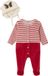 Envie de fraise Kerstpyjama en muts baby in fluweel / velours