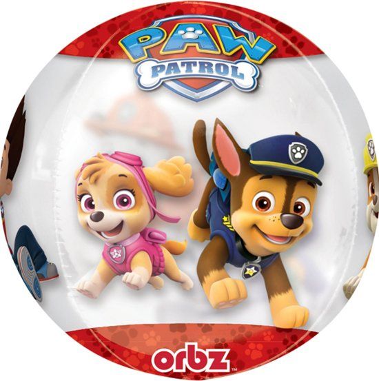 Paw Patrol™ Transparante Ballon - Feestdecoratie