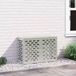 VidaXL Airconditioner hoes zilver 90 x 40 x 60 cm gegalvaniseerd staal