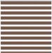 vidaXL Zebra rolgordijn 150x100 cm stofbreedte 145,9cm polyester bruin