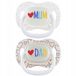 Canpol babies Canpol LoveMum&Dad 2x Siliconen Speen 0-6m - Lichtgevend