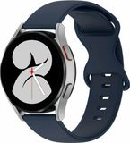By Qubix - Solid color sportband - Donkerblauw - Geschikt voor Xiaomi Mi Watch / Xiaomi Watch 2 / Xiaomi Watch S1 / S2 / S3 / S4 (47mm)