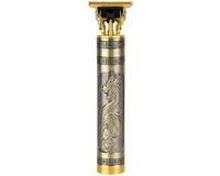Sokany Draadloze trimmer met metalen gravure, 3 uur batterijduur, nauwkeurige contouren en afwerking, Brons