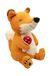 Joy Toy & Mrs Panda pluche vos 25 cm, 21732, bont