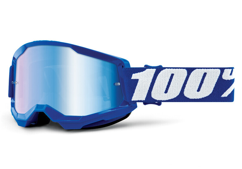 100% Strata Anti-Fog Goggles Gen2, blue/mirror