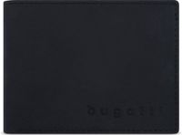 Bugatti Luca Portemonnee Leer 11 cm - Jongens - Horizontaal - zwart