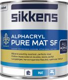 Sikkens Alphacryl Pure Mat SF Wit - 1 liter - Muurverf - Mat - RAL 9001