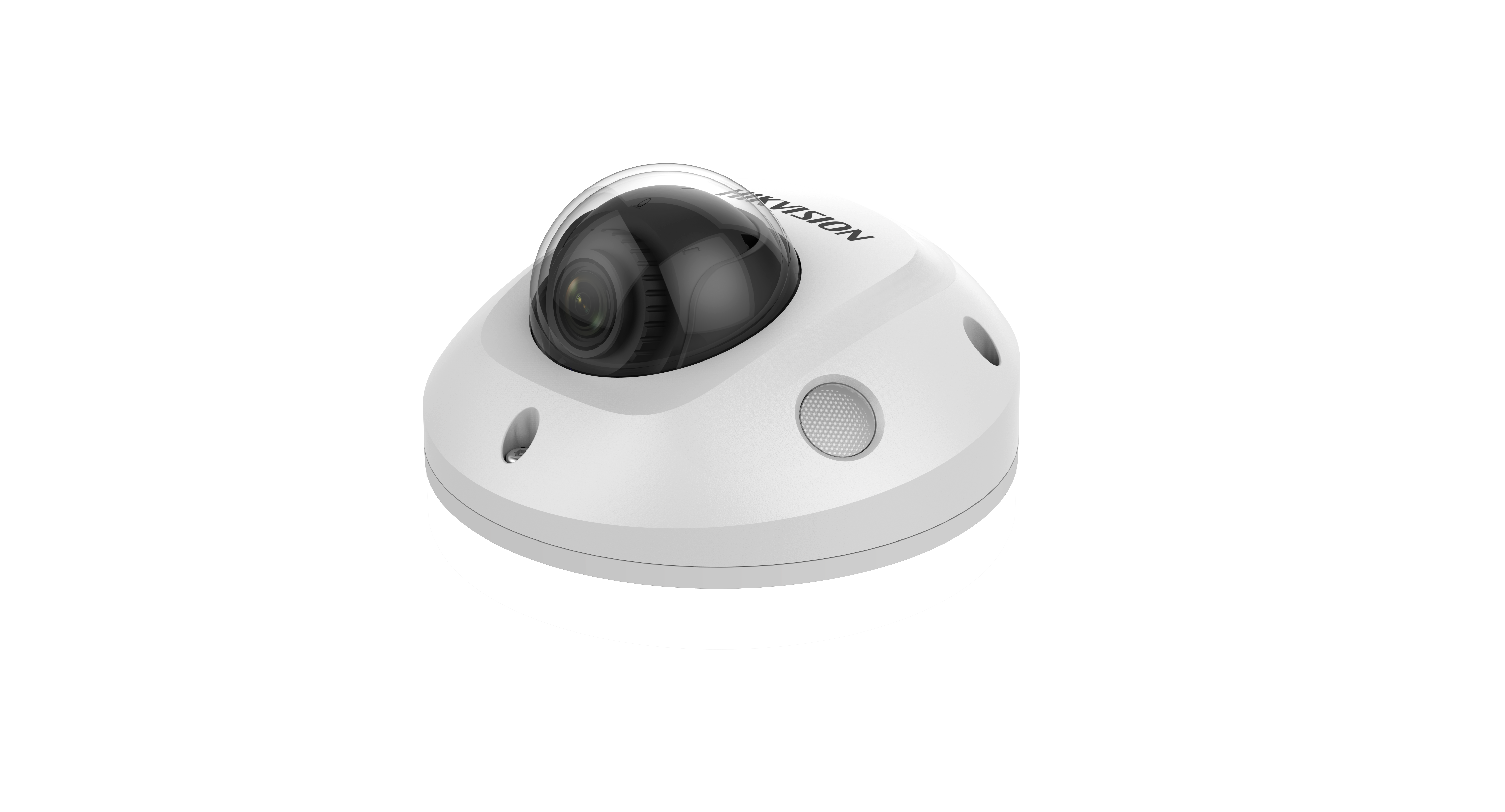Hikvision DS-2CD2543G0-I - IP Beveiligingscamera - Dome - 4MP - 2.8mm - Zwart/Wit