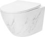 Rea Carlos Toilet mural Nature Marble Gris