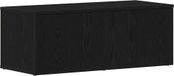 Meuble TV 80x34x30 cm Chêne noir Bois transformé