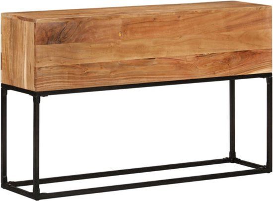 vidaXL Wandtafel 120x30x75 cm massief acaciahout