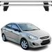 Omac Barres De Toit Transversales En Aluminium Pour Hyundai Accent Iv Hb 2010-2017