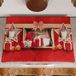 PETTI Artigiani Italiani - Kerstfornuisafdekking, fornuisafdekking voor de kerstkeuken, kookplaat 50 x 70 cm, afdekplaat Elfo, 100% Made in Italy