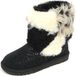 UGG G4296 FLUFF laarsje voor meisjes, zwart