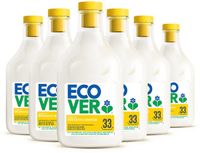 Ecover Wasverzachter - Voordeelverpakking 6 x 1 L - 198 wasbeurten - Gardenia & Vanille geur
