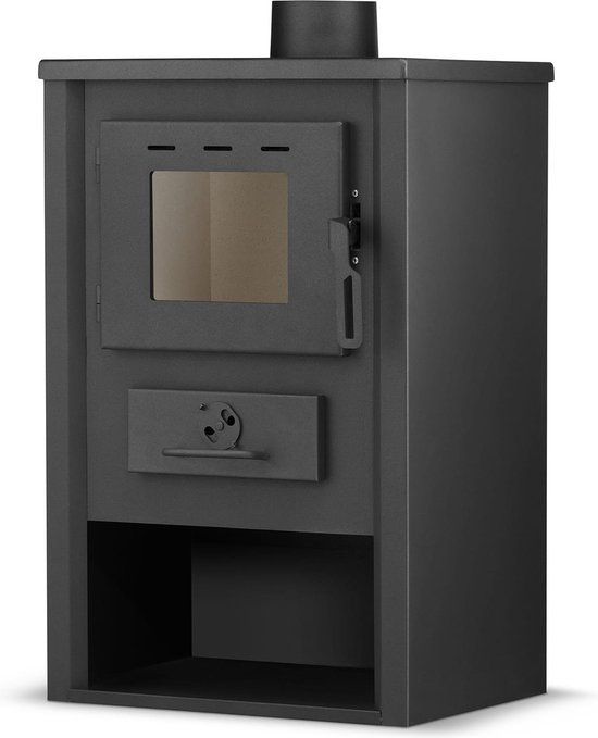 Blist Houtkachel - Houtkachel - binnen - vrijstaand - 12 KW - Antraciet/Zwart