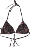 R.E.D. by EMP R.E.D. Rock-Engineered Design Zwart bikinitopje met rode motieven - Dames - XL