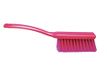 Maya Professional Tools 10256-3 handveger, middelharde borstelharen, FBK/levensmiddelhygiëne, 2 borstelsoorten, 340 mm x 35 mm, rood