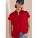 cecil Basic blouse met overhemdkraag in effen kleur