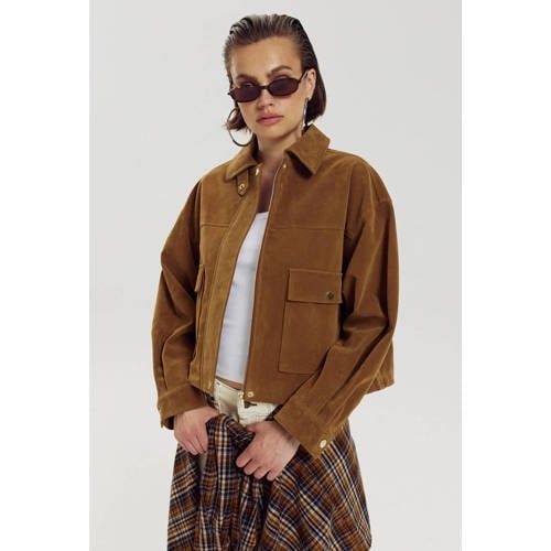 HARPER & YVE suèdelook jas - camel