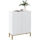 HOMCOM Schoenenkast - Spaanplaat - 72x31,5x95cm - Wit