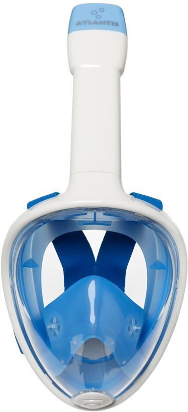 Atlantis Full Face Mask - Snorkelmasker - L/XL - Wit/Blauw