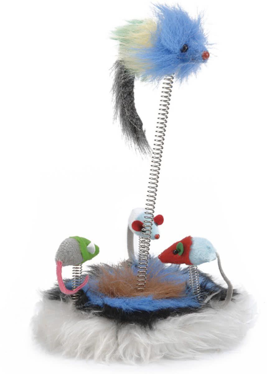 Beeztees Muizenfamilie - Kattenspeelgoed - Incl. Veer+Catnip